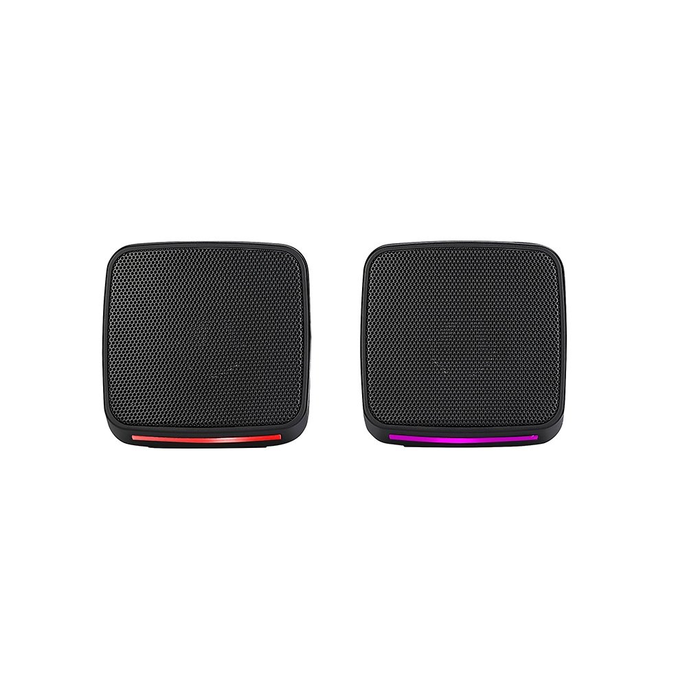 Caixa de Som Gamer Rise Mode Aura Sound S1, RGB Rainbow, 3W*2, Preto - RM-SP-01-RGB - view 5